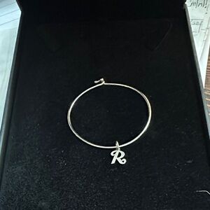 James Avery Retired M 2.5 inch Hook on Bracelet and R initial James Avery Charm